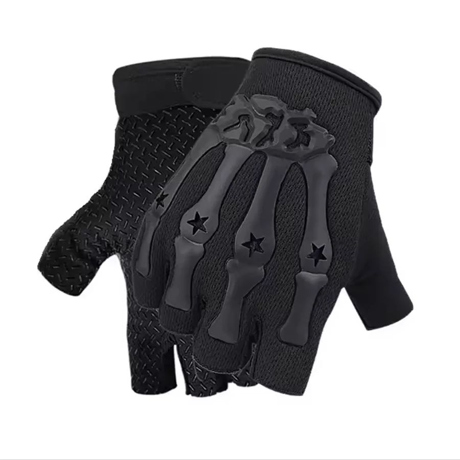 Outdoor cycling, half finger, men's and women's anti slip ta
