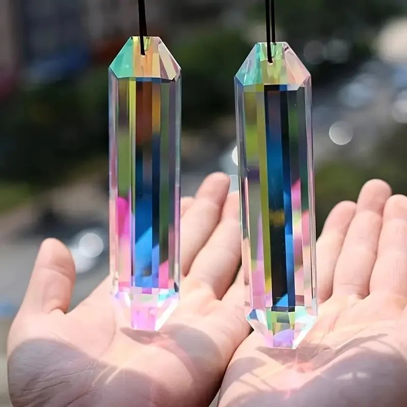 2 pcs sun catcher window prism pendant, Crystal rainbow manu