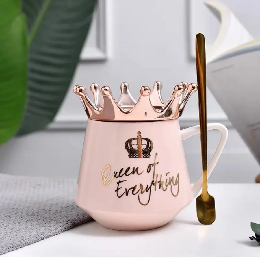 Cute Coffee Mugs and Cups Crown Ceramic Mug Cute Coffee Mug
