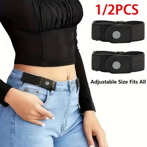 Simple Fashionable Women's No Buckle Sretch Elastic Waist Be