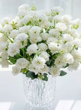 5 Forks 15 Heads Artificial Flowers Small Carnation Festival