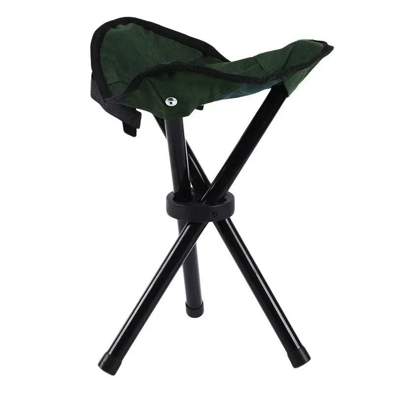Portable Outdoor Camping Chair Tripod Garden Stool Picnic Be