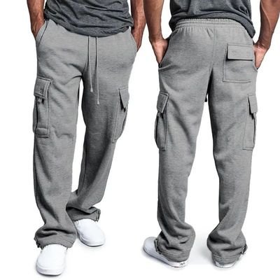Mens Sweatpants Straight Fit Joggers for Sports and Sreetwea