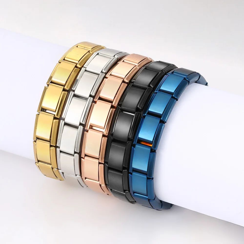 rendy Square Italy Stainless Steel Bracelets For Women Men H