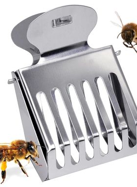 1pcs Bee Queen Cage Transparent Plastic Clip Cage Bee Catche