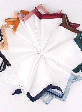 Soft Fabric Pocket Square For Men Women Suits Kerchief Men's