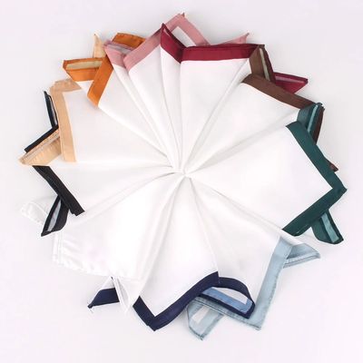 Soft Fabric Pocket Square For Men Women Suits Kerchief Men's