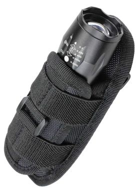 Tactical Flashlight Pouch Holster, Rotatable Holder Belt Cli