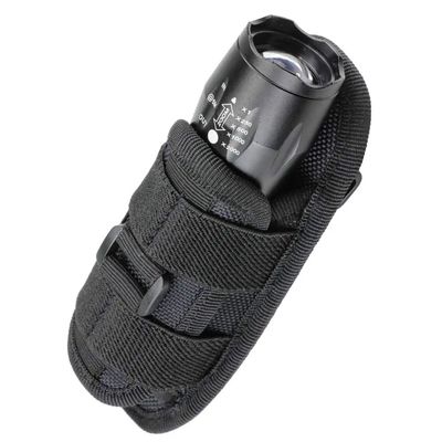 Tactical Flashlight Pouch Holster, Rotatable Holder Belt Cli