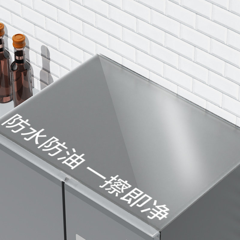 冰箱盖垫单双门家用冰柜防尘防水罩微波炉盖巾床头柜透明盖布垫