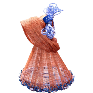 飞盘式撒网大圆盘渔网抛网手撒手抛网鱼网抓扑捕鱼易抛旋网甩渔具