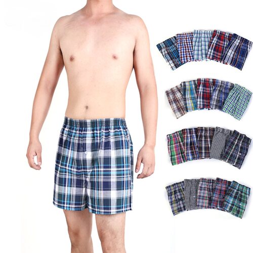 Cotton loose underwear Men Apollo underpants 阿罗棉内裤4条装
