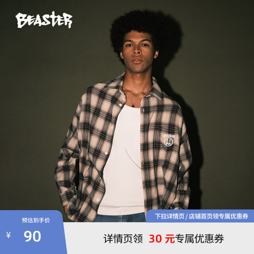 BEASTER美式休闲潮流衬衫