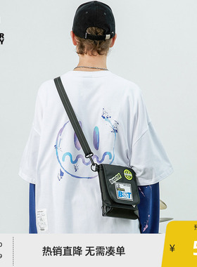 BEASTER奥莱 GOODDAY潮牌迷你斜挎包休闲旅行小背包男单肩包男