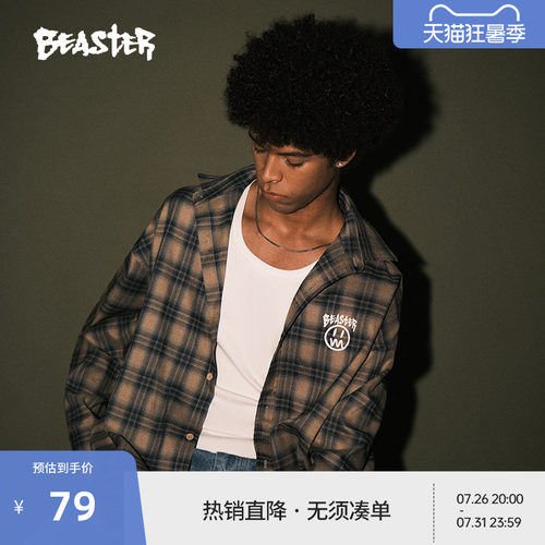 Beaster复古美式休闲衬衫