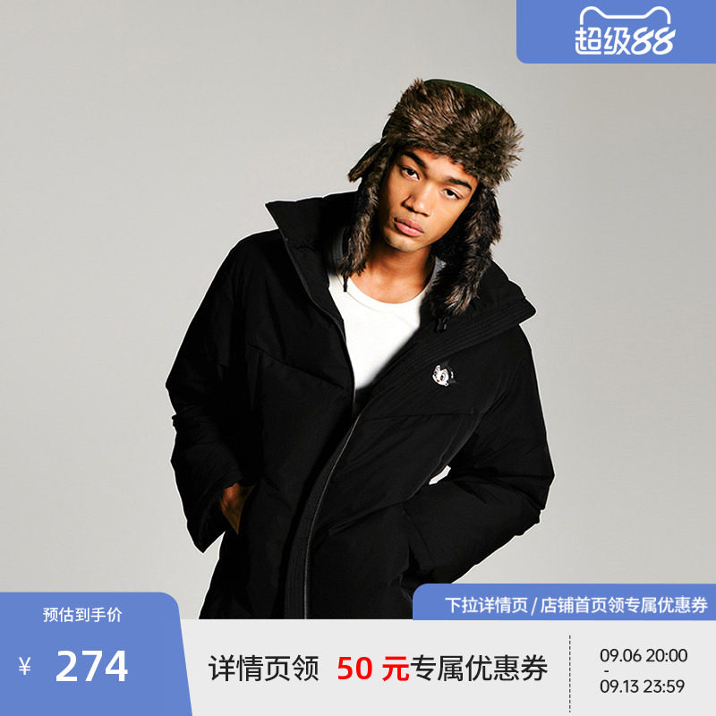 【铁臂阿童木联名】BEASTER奥莱肌理感刺绣羽绒服冬季保暖外套图片