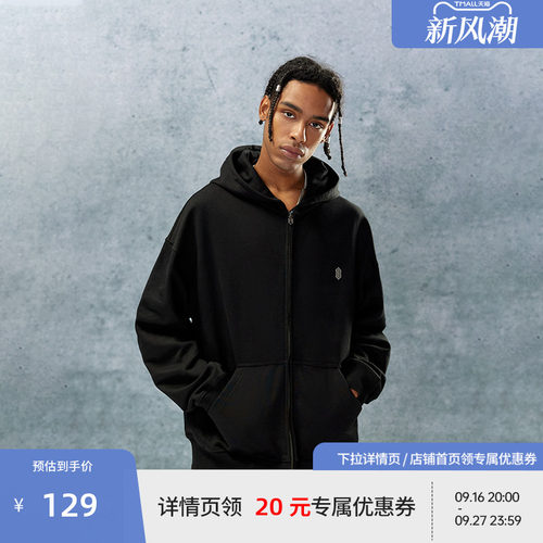 【beaster fe】金属标logo纯棉针织开衫男380g重磅美式休闲外套