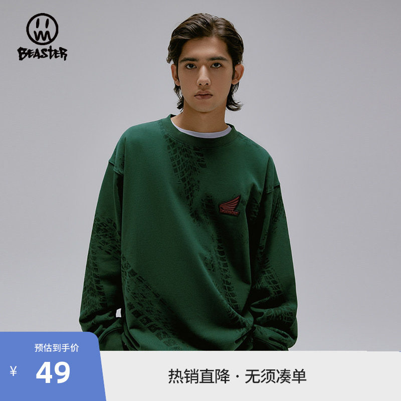 Beaster潮流时尚圆领卫衣图片