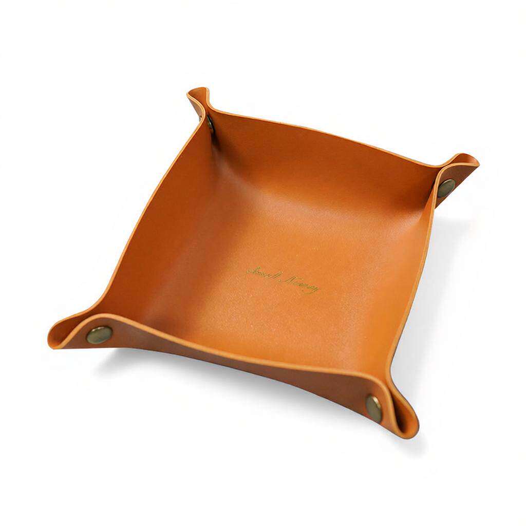 便携可折叠PU皮革烟丝醒草盘手卷烟盘收纳盘烟斗配件工具托盘