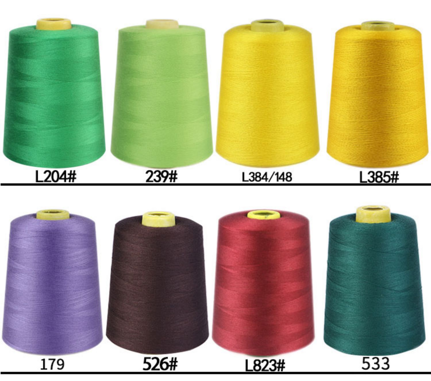 线一斤缝纫大色c40s线纯宝塔重黑白2涤纶线专用卷高速平车缝纫机