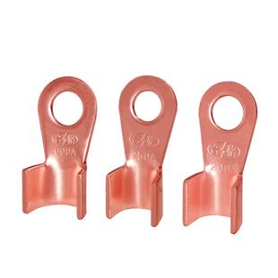 开口铜鼻子60A国标紫铜线耳电缆铜接头ot冷压接线端子电瓶接线鼻