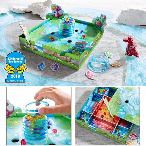 德国进口HABA神龙吐息303586桌游4玩具5岁观察判断策略能力训练