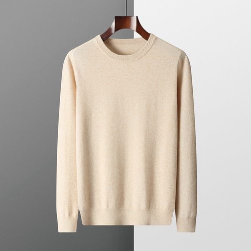 Wool Sweater Men's Crewneck Turtleneck Casual Knitted Men's