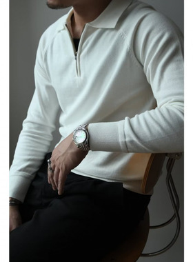 Men's Thickened Korean-style Fashionable Wide Knitted Sweate