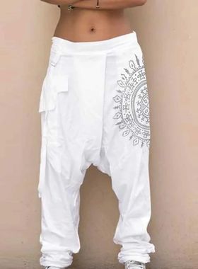 Autumn en Loose arem ants Fashion oets Oersize Sweatpants ig