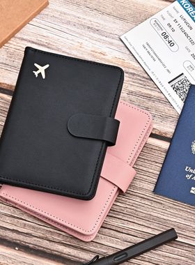 Passport Holder Creative Aircraft Pu Document Storage Bag An