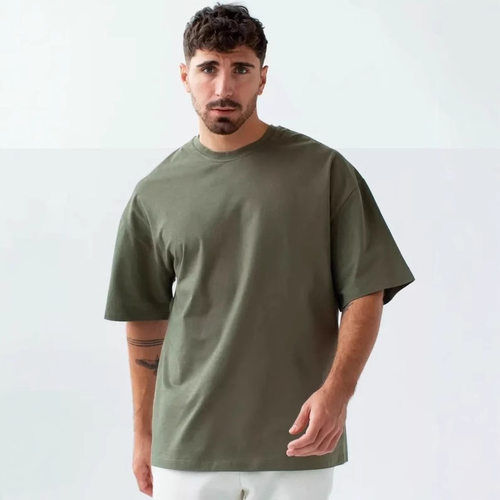 230g European Version tton Round Neck Short Sleeve T-shirt M