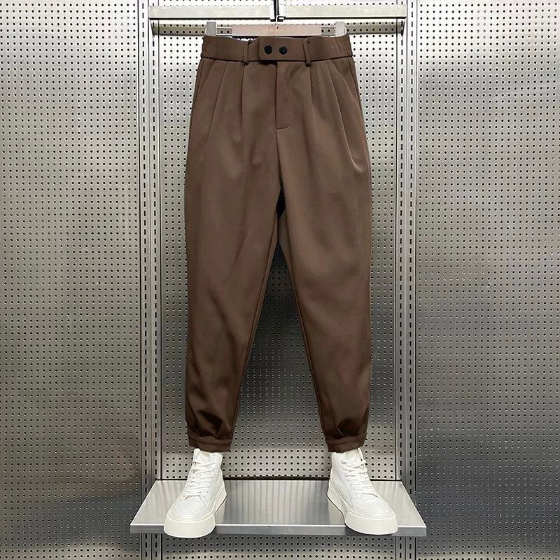 ing Summer Loose aroun ants ale Fashion usiness rousers Casu
