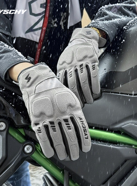 雷翅摩托车骑行手套男女秋冬季保暖可触屏耐磨防摔机车骑士夏季