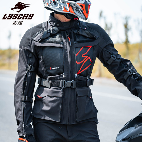 雷翅摩托车骑行服男冬季保暖