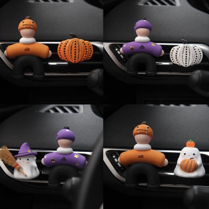 香薰小公仔万圣节车内装饰品摆件