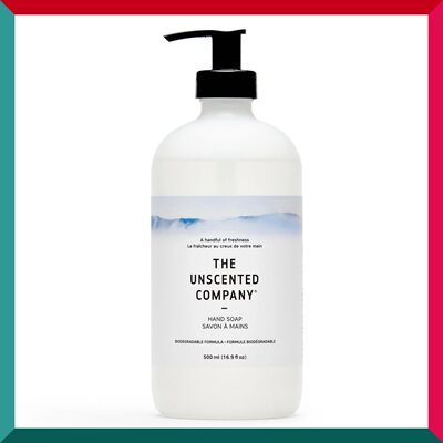 进口版THE UNSCENTED COMPANY加拿大天然洗手液500毫升天然成分