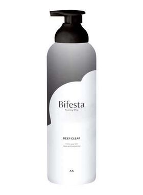 Bifesta 碳酸洁面泡沫深层净透型黑色200g温和清洁去角质深层清洁
