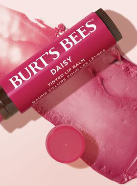 BURT'S BEES淡彩润唇膏棕红色即时保湿蜂蜜味4.25g长效秋冬修护版
