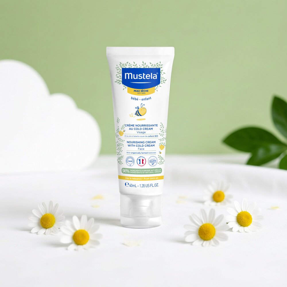 Mustela 冷霜润面霜保湿滋润舒缓保湿升级配方怡人香氛爽肤进口版