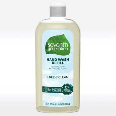 seventh generation天然洗手液无味敏感肌肤用有效杀菌解放双手