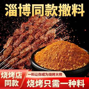 烧烤火锅蘸撒调味料羊肉串椒盐粉油炸串腌肉酱料五香麻辣淄博炸串