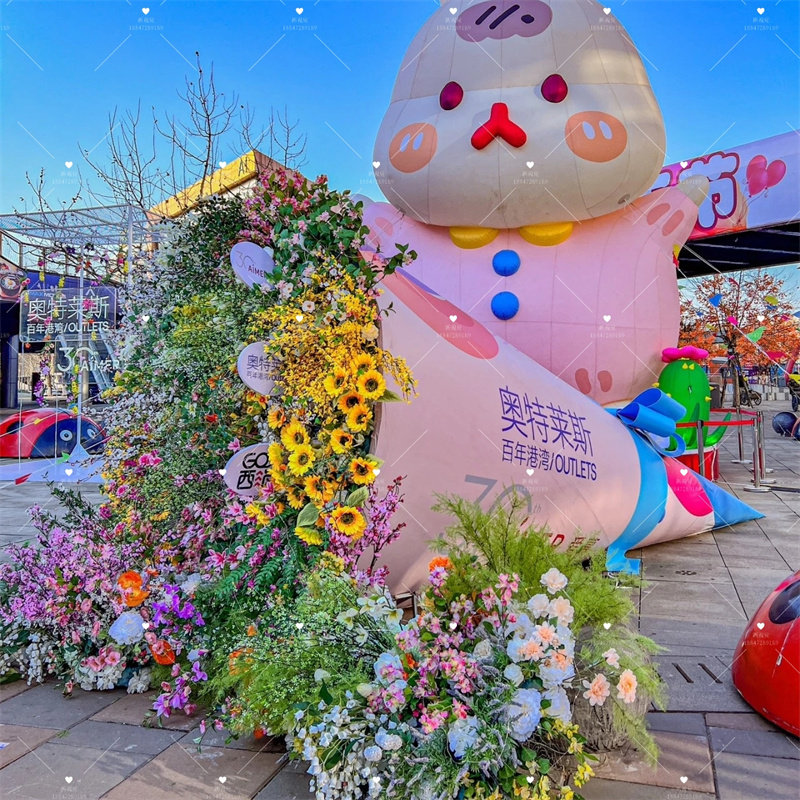 户外打卡拍照装饰商业巨型手捧花场景摆件网红打卡活动道具定制,商业/办公家具,商业美陈,淘宝优惠券,粉丝福利购,淘宝优惠卷