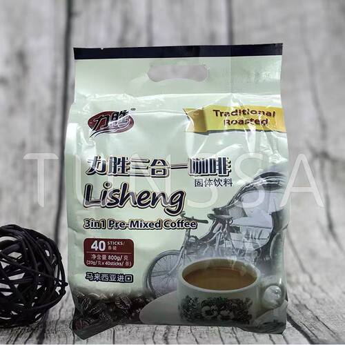 力胜白咖啡三合一固体饮料