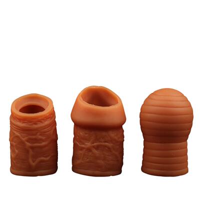 CSilicone Sex Skin Blocking Ring Penis Exuter Locking Ring M