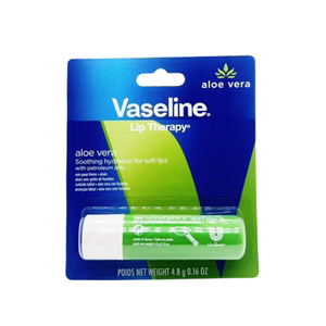 Vaseline 凡士林芦荟修护润唇膏4.8克滋润保湿防干裂不拔干防干燥