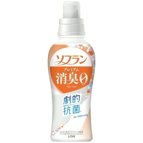狮王 速干防静电柔顺剂皂香510ml洗衣液消臭去异味家用清洁剂进口
