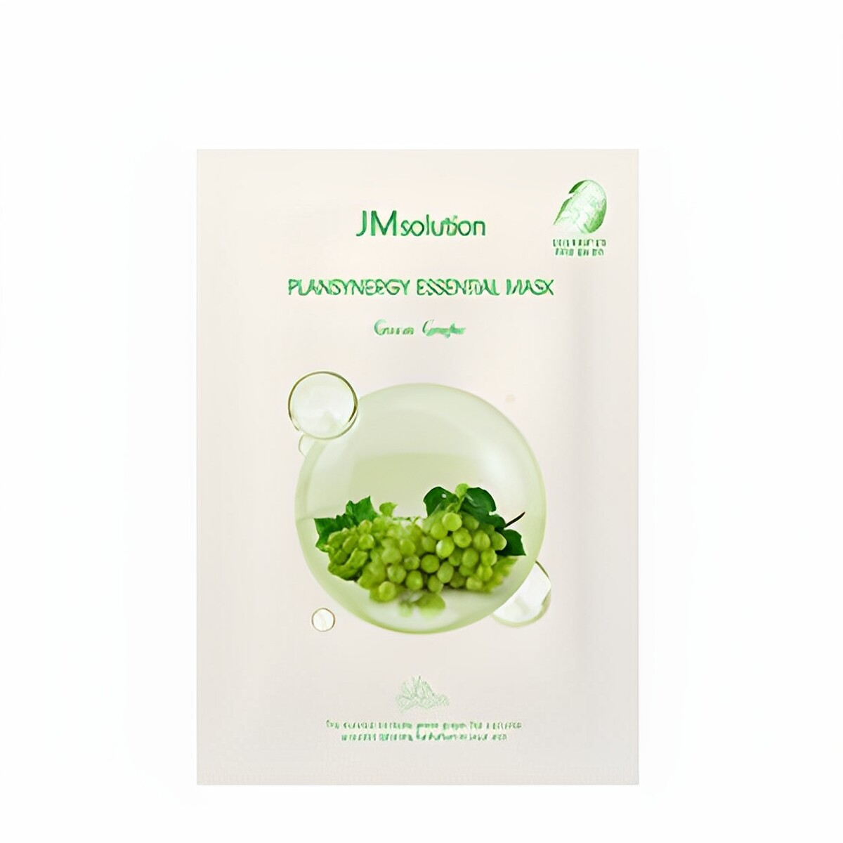 JMsolution1片装 肌司研绿葡萄精华面膜