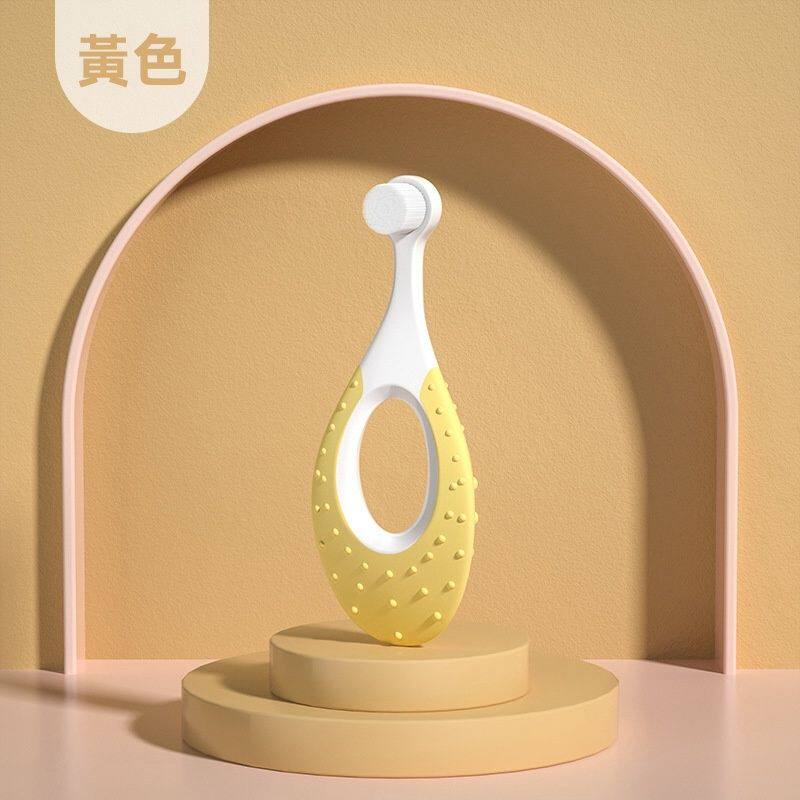 JPE 黄色儿童牙刷万发牙刷幼儿牙刷幼儿牙刷儿童牙刷一支装安全版