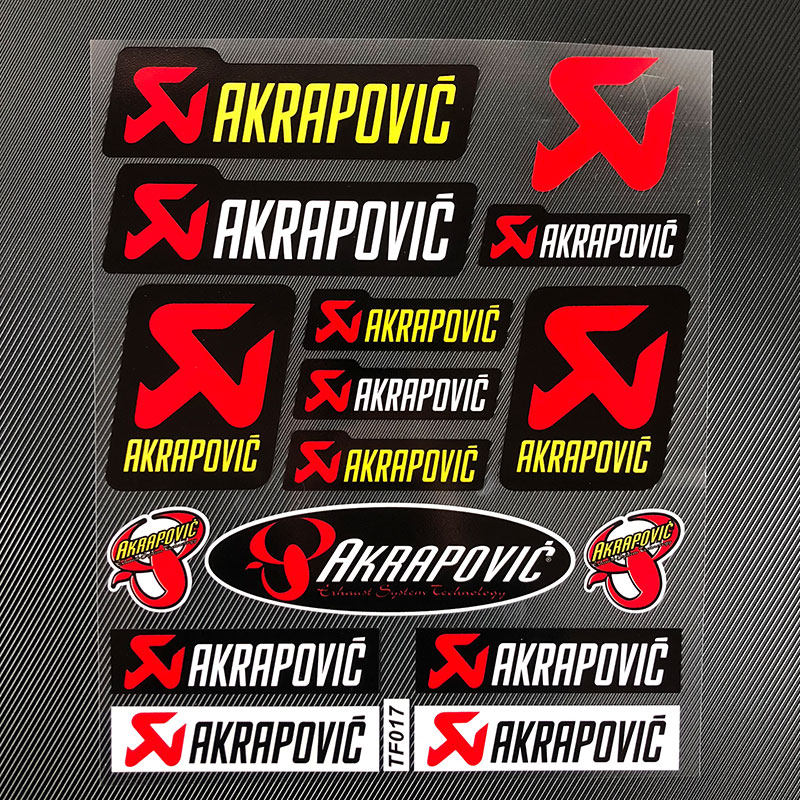反光天蝎标志logo改装贴纸akrapovic摩托车装饰贴画个性贴花防水