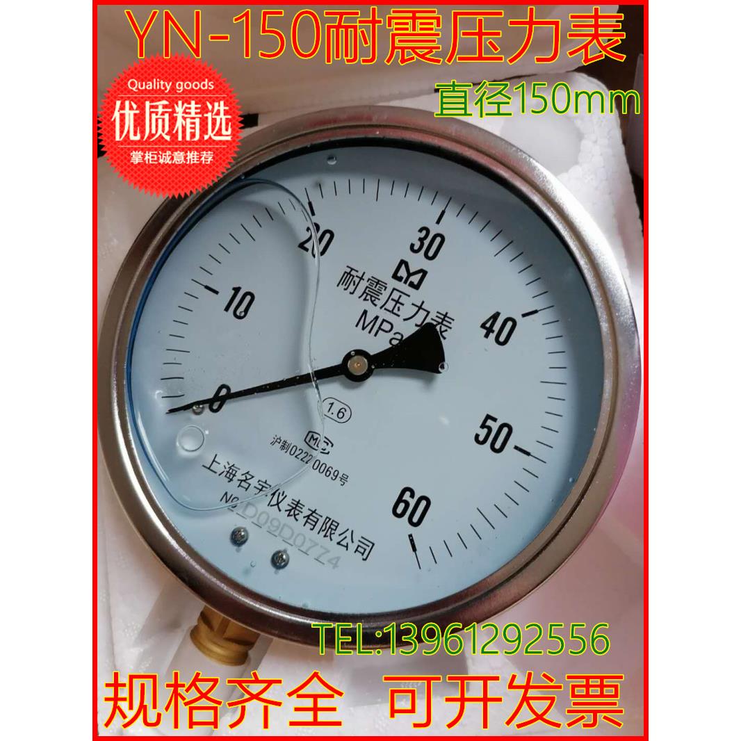 YN150 60MPa 耐震压力表抗振油压表 防震压力表液压表600公斤防振